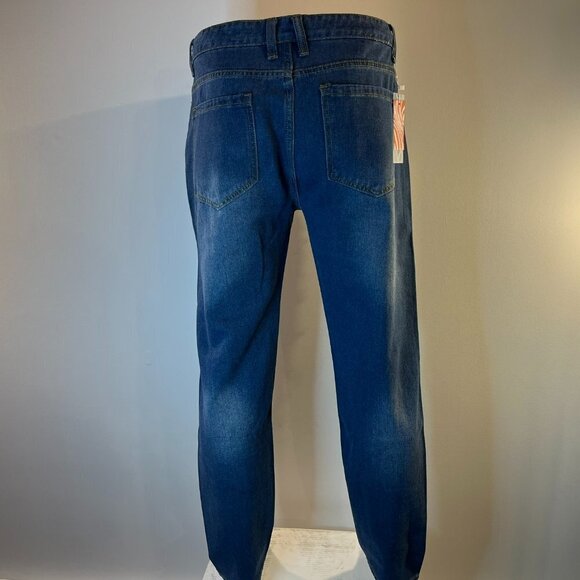 Romwe Men's Ripped Denim Jeans - Size 34 - NWT - Picture 4 of 4